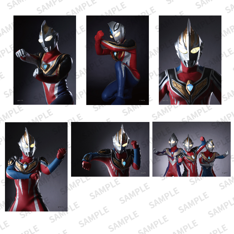 ブロマイド ウルトラマンガイア＆ウルトラマンアグル Bセット