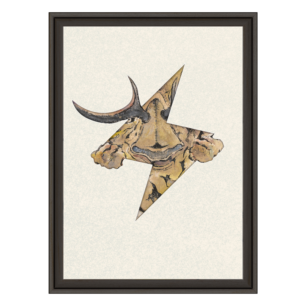 ウルトラ怪獣もののけ絵巻　複製原画「えれきんぐ　大怪牛図　稲妻ノ封」